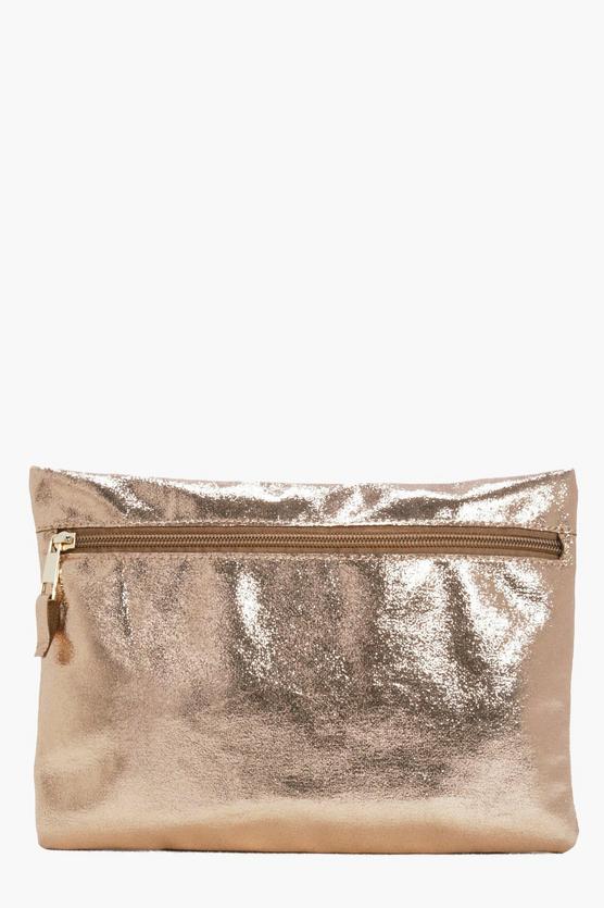 Julia Zip Front Clutch Bag